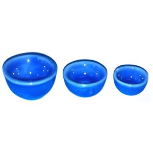 Kitchen Bowl Set of 3 Light Blue