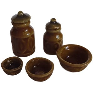 Kitchen Set Brown 7pc