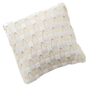 Ecru Basket Weave pillow