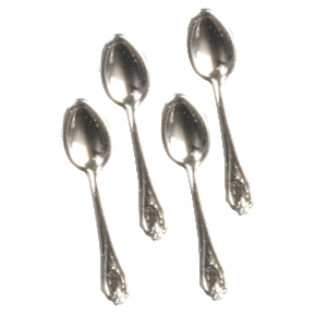 Set of 4  Teaspoons