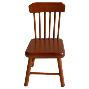 Spindle Back Dining Chair Brown