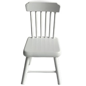 Spindle Back Dining Chair White