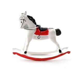 White Rocking Horse