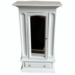 White Wardrobe With Mirror