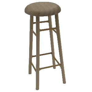 Stool Raw Wood
