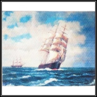 Tableau on Canvas Sailing