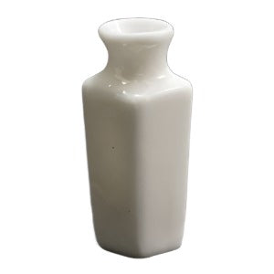 White Square Vase