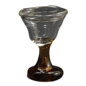 Wine Glass Amber Stem