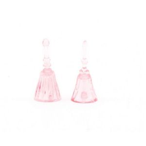 Dinner Bells 2pc Pink