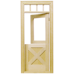 Crossbuck Dutch Door