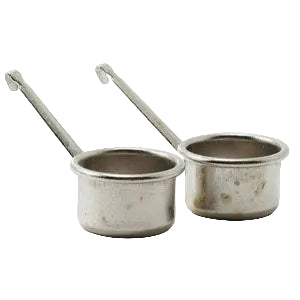 Silver Pots 2pc