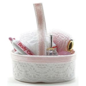 Bath Accessory Basket Pink