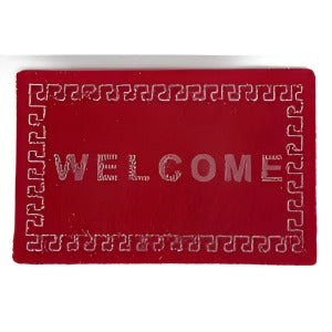 Welcome Mat Red