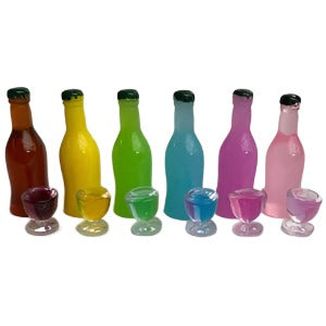 Bottles and Glasses 12pc