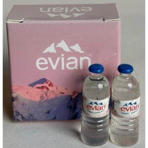 Evian Box Kit and 8 Bottles