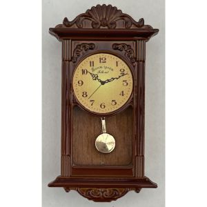 Wall Clock Brown