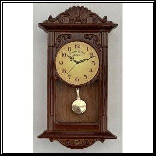 Wall Clock Brown