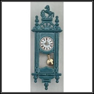 Fancy Wall Clock Blue