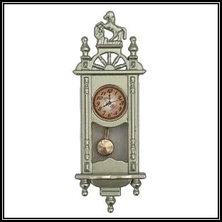 Fancy Wall Clock Gold