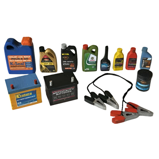 Laser Cut Car accessories Kit Comes Unpainted and with labels