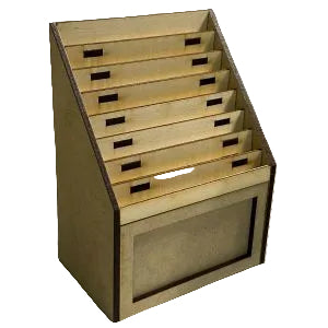 Card Stand 6mm Shelves Good For Books
