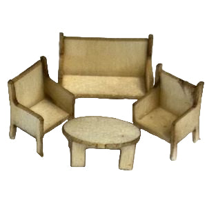 Lounge Room Furniture Kit 1:144