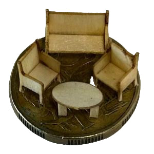Lounge Room Furniture Kit 1:144