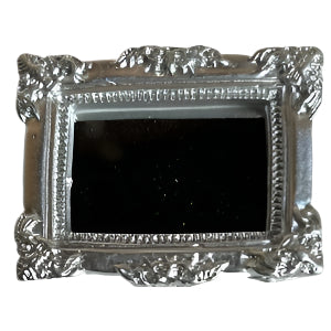 Fancy Silver Mirror