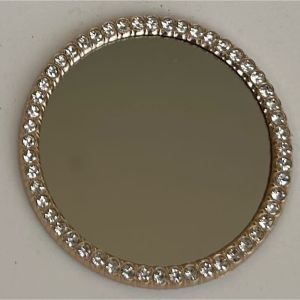 Gold Mirror With Crystals