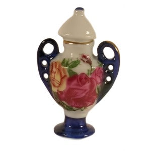 White Floral Urn