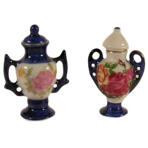 Blue and White Urns 2pc