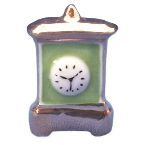 China Green And Gold Clock