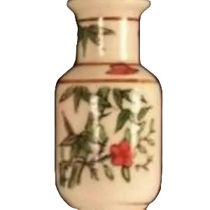Vase With Leaves