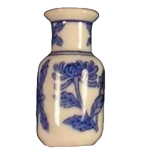 Vase With Blue Design