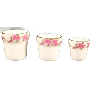 Porcelain Plant Pots 3 pcs