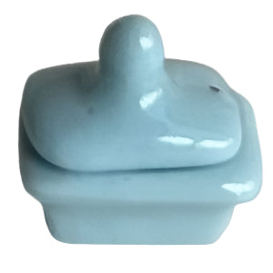 Blue Dish With Lid