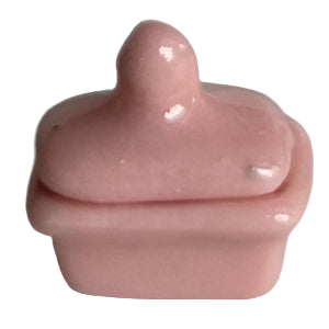 Pink Dish With Lid