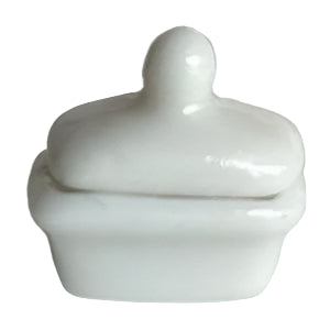 White Dish With Lid