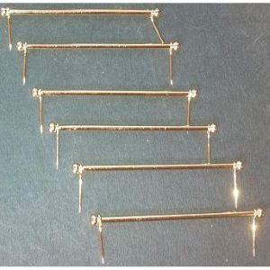 6 'Brass' Stair Rods