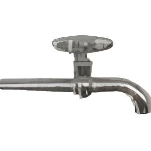 Wall Tap Silver