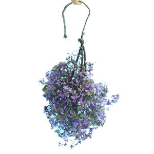 Hanging Basket Purple/Blue