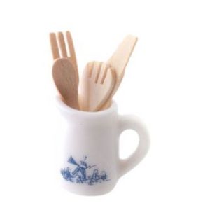 Jug With Wooden Utensils