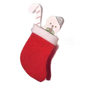 Christmas Stocking With Snowman