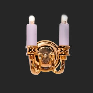 Double Candle Wall Light