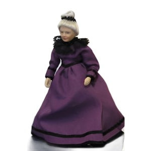 Grandmother in A Purple Dress