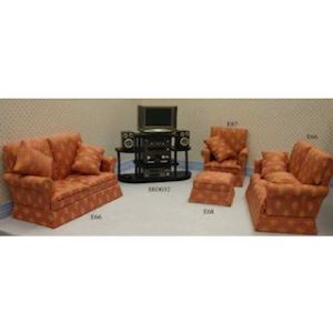 Lounge Room Furniture Set Red Diamond
