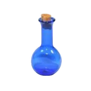 Blue Glass Jar