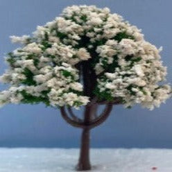 Tree With White Flowers