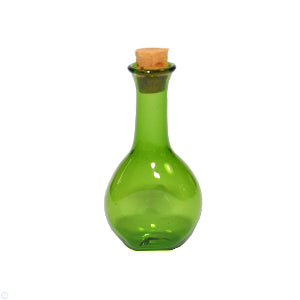Green Glass Jar With Cork
