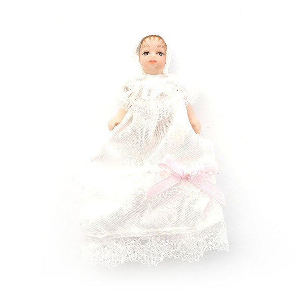 Baby Ada In Her Christening Gown